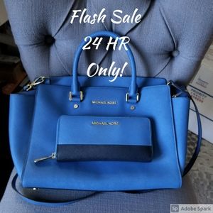 Michael Kors Selma satchel & wallet